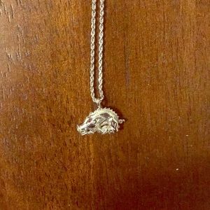 Arkansas Razorback Necklace